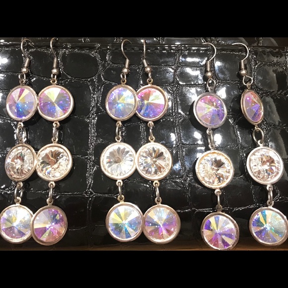 ♦️$20 SWAROVSKI CRYSTAL AURORA BOREALIS Plat Plate - Picture 4 of 8